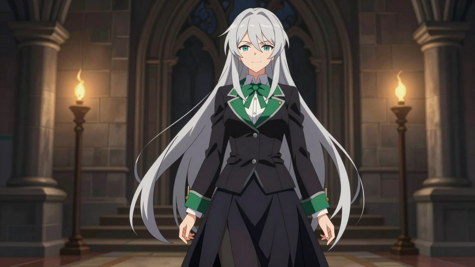 Original character illustration before generation